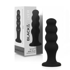 BLACKSILVER SCOTT PLUG ANAL SILICONA PREMIUM NEGRO