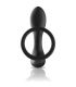 BLACKSILVER MASAJEADOR ANAL CONTROL REMOTO SILICONA RECARGABLE NEGRO