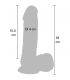 GET REAL DILDO 18 CM CON TESTaCULOS VIBRADOR NATURAL