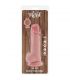GET REAL PENE REALaSTICO DELUXE CON TESTaCULOS EXTRA GRUESO 20 CM