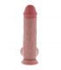 GET REAL PENE REALaSTICO DELUXE CON TESTaCULOS EXTRA GRUESO 25 CM