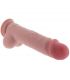 GET REAL PENE REALaSTICO DELUXE CON TESTaCULOS EXTRA GRUESO 28 CM