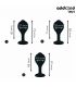ADDICTED TOYS SET DE 3 PLUG SILICONA ANAL CON JOYA