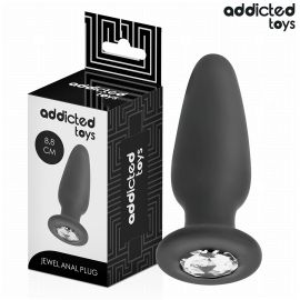 ADDICTED TOYS PLUG ANAL CON JOYA SILICONA TALLA S 88 CM