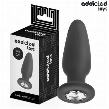 ADDICTED TOYS PLUG ANAL CON JOYA SILICONA TALLA S 88 CM