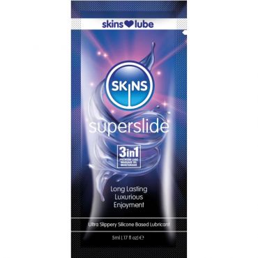 SKINS SUPERSLIDE LUBRICANTE BASE DE SILICONA MONODOSIS 5 ML