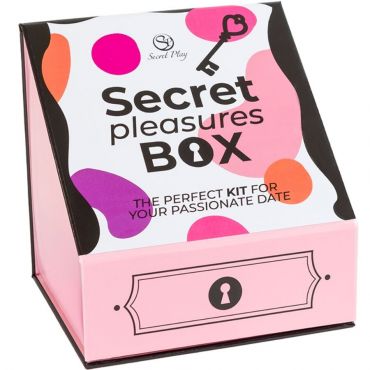 SECRET PLAY CAJA DE PLACERES PARA PAREJAS DADOS BALA VIBRADORA PLUMERO