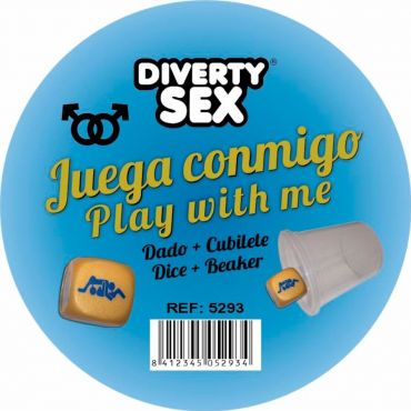 DIABLO PICANTE DADO DURO DORADO POSTURAS CHICOS CON CUBILETE