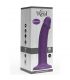 GET REAL DILDO REALISTA VIBRADOR DE SILICONA MORADO 195 CM