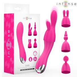 INTENSE CHER VIBRADOR 20 PATRONES CON CABEZALES INTERCAMBIABLES