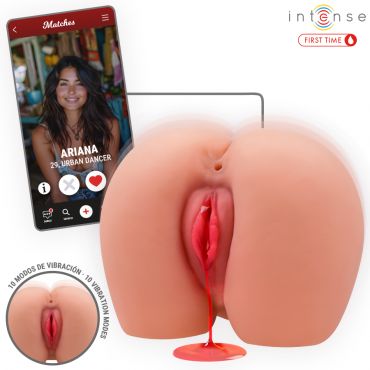 INTENSE FIRST TIME ARIANA VAGINA VIBRADORA VIRGEN CON HIMEN Y SANGRADO