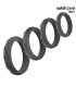 ADDICTED TOYS SET ANILLOS PENE TEXTURIZADOS 4 TAMAaOS
