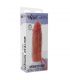 GET REAL FUNDA HYDRATED SKIN DE SILICONA PARA PENE CARAMELO 16 CM