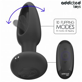 ADDICTED TOYS PLUG ANAL CON LENGUA VIBRADORA Y CONTROL REMOTO
