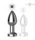 INTENSE PLUG ANAL TALLA M DE METAL VIBRADOR CON LUCES LED MULTICOLOR Y CONTROL REMOTO