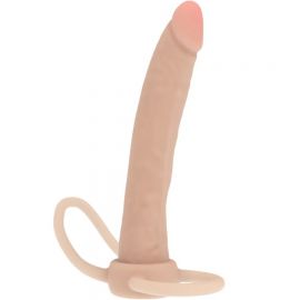 GET REAL DOUBLE TROUBLE PENETRADOR ANAL SILICONA 16 CM