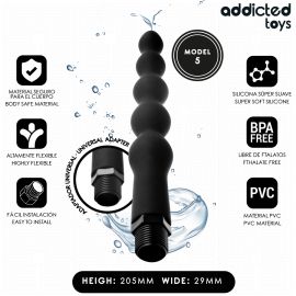ADDICTED TOYS LIMPIADOR ANAL CON ADAPTADOR UNIVERSAL MODELO 5