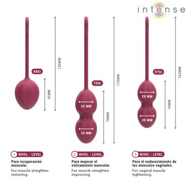 INTENSE CHARLI KIT BOLAS KEGEL VIOLET
