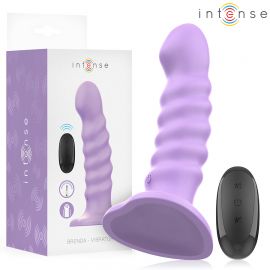 INTENSE BRENDA VIBRADOR TALLA M DISEaO EN ESPIRAL 10 VIBRACIONES MORADO CONTROL REMOTO