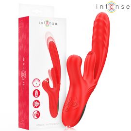 INTENSE ROSALIA VIBRADOR MULTIFUNCIaN 3 EN 1 ROJO