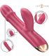 INTENSE CHLOE VIBRADOR MULTIFUNCIaN 3 EN 1 ROJO