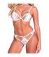 PASSION ANUVERA SET SUJETADOR TANGA BLANCO L XL