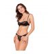 PASSION TIVOLEA SET SUJETADOR TANGA NEGRO S M