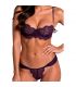 PASSION TIVOLEA SET SUJETADOR TANGA VIOLETA S M