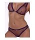 PASSION BELISSANA SET SUJETADOR TANGA VIOLETA S M