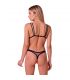 PASSION BELISSANA SET SUJETADOR TANGA AZUL S M