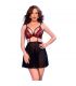 CHILIROSE BABYDOLL NEGRO ROJO