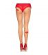 LEG AVENUE 1415 MEDIAS DE LICRA TRANSPARENTES CON BESOS TALLA aNICA