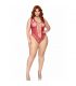 LEG AVENUE 81641X BODY TIRANTES SIN COSTURAS BURDEOS TALLA 1X 2X