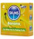 SKINS PRESERVATIVOS PREMIUM SABOR PLaTANO PACK 4