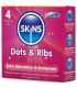 SKINS DOTS RIBS PRESERVATIVOS PREMIUM PACK 4