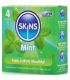 SKINS PRESERVATIVOS PREMIUM SABOR MENTA PACK 4