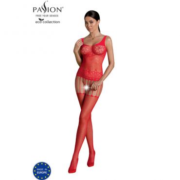 PASSION ECO COLLECTION BODYSTOCKING ECO BS001 ROJO