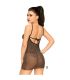 PENTHOUSE BOMBSHELL CHEMISE NEGRO L XL