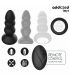 ADDICTED TOYS PLUG ANAL VIBRADOR THRUSTING Y LUZ LED CONTROL REMOTO