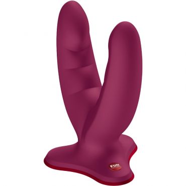 FUN FACTORY RYDE DILDO DOBLE BURDEOS