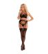 LIVCO CORSETTI FASHION MORIDAM LC 90552 SUJETADOR LIGUERO PANTY NEGRO L XL
