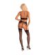LIVCO CORSETTI FASHION MORIDAM LC 90552 SUJETADOR LIGUERO PANTY NEGRO L XL