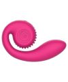 SNAIL VIBE - GIZI LITE VIBRADOR DUAL PUNTO G Y CLÃTORIS ROSA