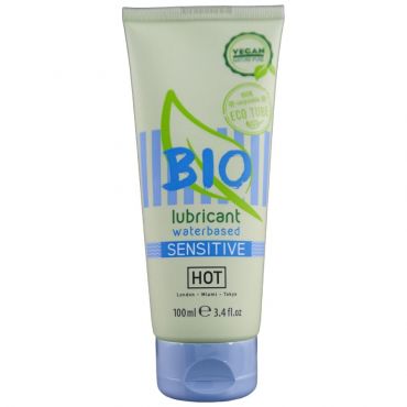 HOT BIO LUBRICANT LUBRICANTE BIO BASE AGUA SENSIBLE 100 ML