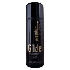 HOT PREMIUM SILICONE GLIDE LUBRICANTE BASE SILICONA 200 ML