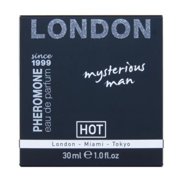 HOT PERFUME CON FEROMONAS LONDON MYSTERIOUS HOMBRE 30 ML
