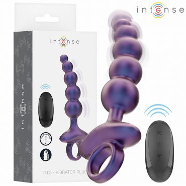 INTENSE TITO PLUG ANAL VIBRADOR MODELO 3 CONTROL REMOTO