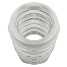 ROMP MOSH MASTURBADOR MASCULINO TRANSPARENTE CON FUNDA REVERSBLE DE 6 CM