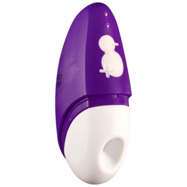 ROMP FREE ESTIMULADOR DE CLaTORIS CON TAPA 10 NIVELES RECARGABLE MORADO