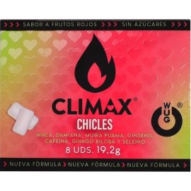WUG climax El complemento alimenticio que te ayuda a recuperar energaa tras la noche BLISTER 8 UDS